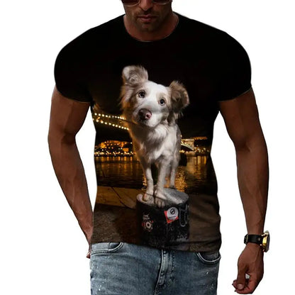 the BEST FRIEND - Dog Fashion Graphic T-Shirts for Men