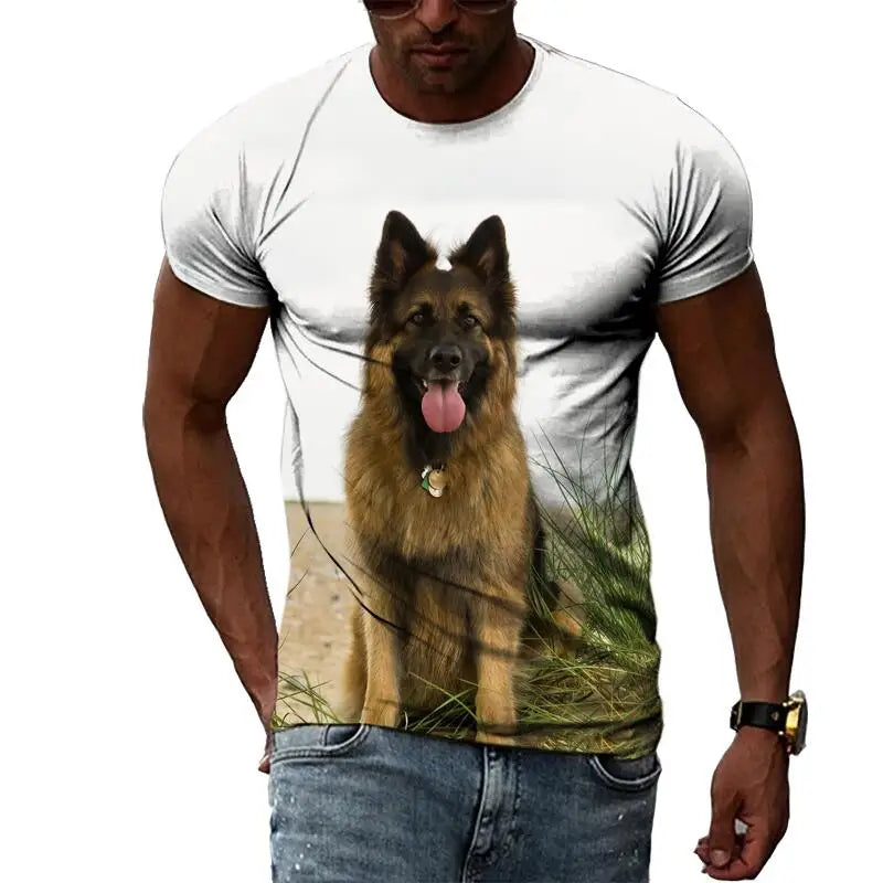 the BEST FRIEND - Dog Fashion Graphic T-Shirts for Men