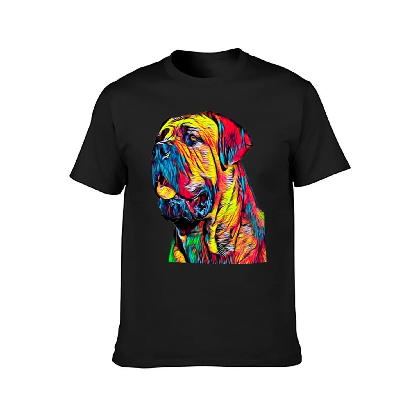 the CANE CORSO - Italian Mastiff Head Pet Portrait T-Shirt