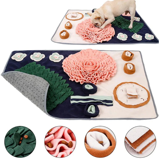 the DOGGIE PLAYMAT - Snuffle Mat for Dogs Interactive Feed Game