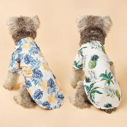 the ALOHA SHIRTS - Summer Cool Beach Hawaiian Style Dog & Cat Shirts