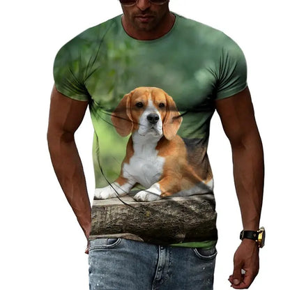 the BEST FRIEND - Dog Fashion Graphic T-Shirts for Men