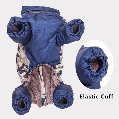 the SNOW DAWG - Waterproof Winter Warm Dog Jacket for Large Dogs