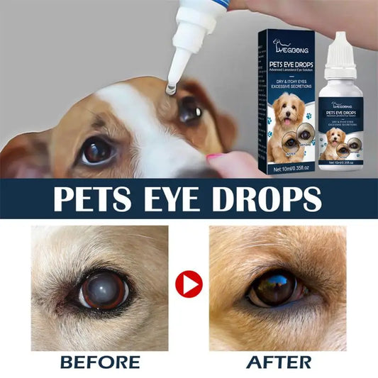 the GENTLE TEARS - 10ml Pet Eye Drops to Remove Tear Marks