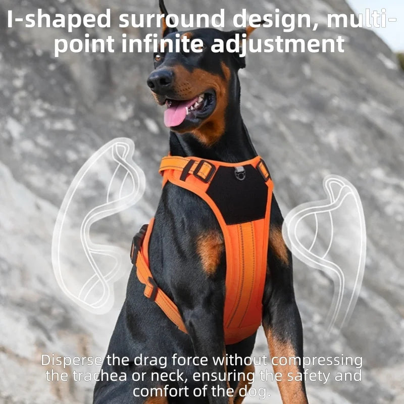 the HARNESS VEST - Dog Harness with Straps Lightweight Training Vest