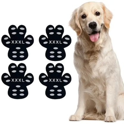 the PAW PADS - 4pc Dog Anti-Slip Paw Grip Traction Pads