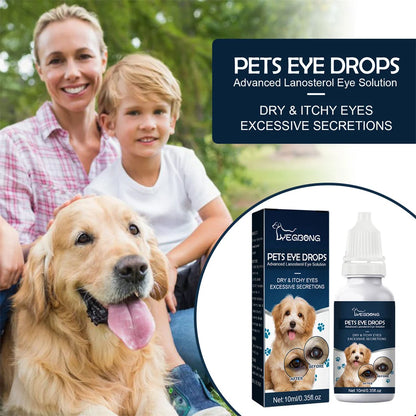 the GENTLE TEARS - 10ml Pet Eye Drops to Remove Tear Marks