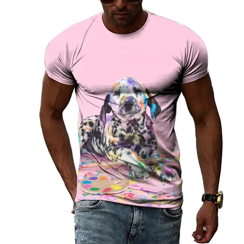 the BEST FRIEND - Dog Fashion Graphic T-Shirts for Men