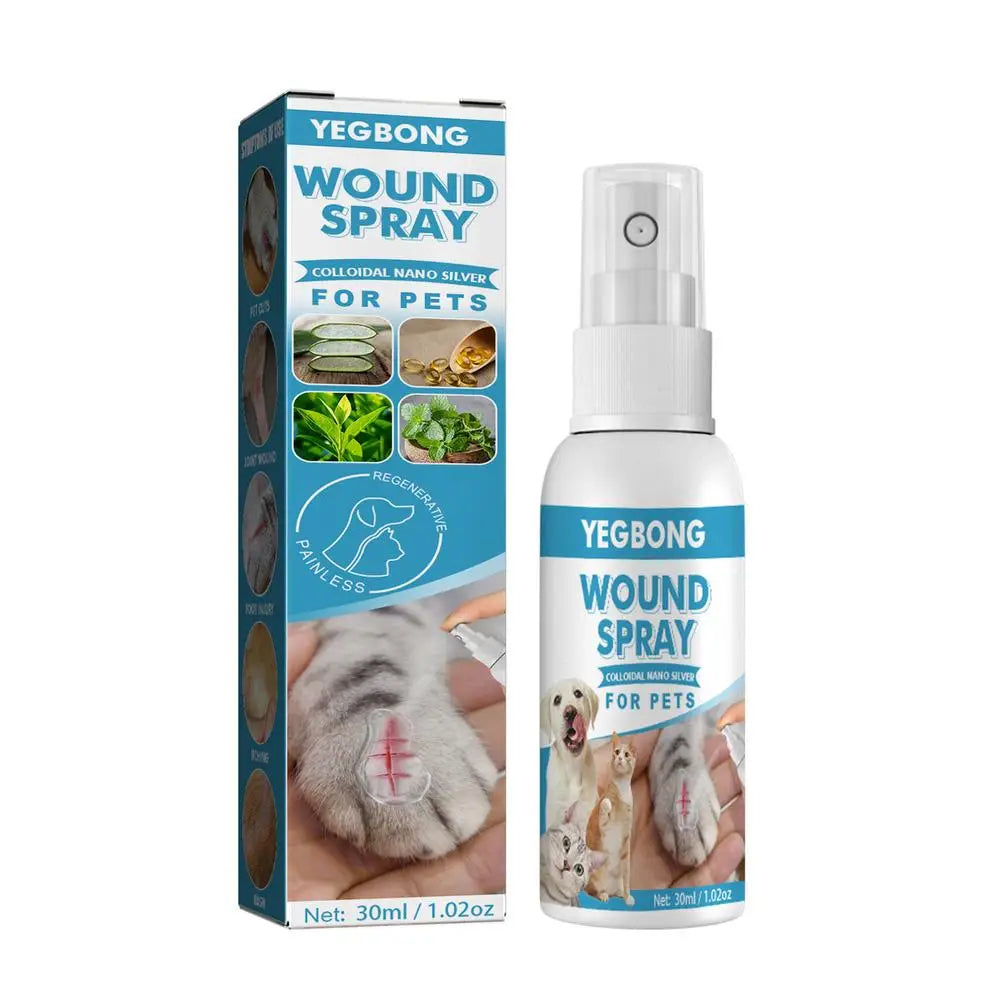 the WOUND SPRAY - 30ml Pets Anti-Itch and Itch Relief Spray