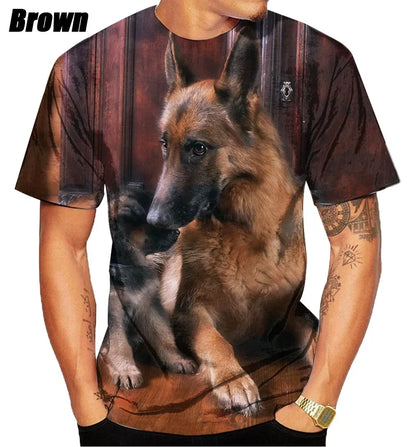 the GOOD SHEPARD - German Shepherd Dog T-Shirts for Men