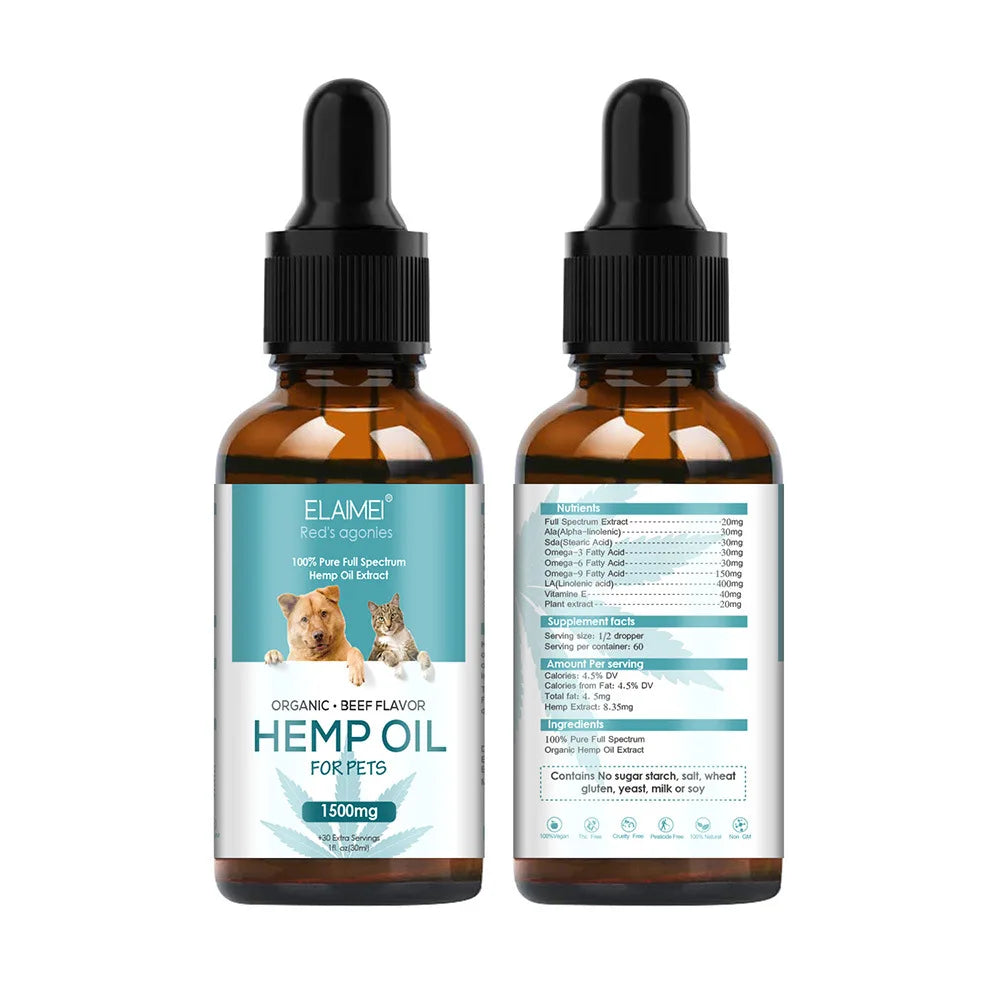 the HEMP OIL - Dog Hair Knotting, Soft Care, Body Care, Hemp Seed Essential Oil