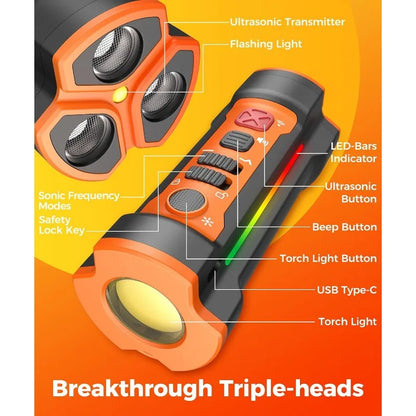 the ANTI-BARK - Dog Bark Deterrent Devices Enhanced Ultrasonic Anti Bark Device