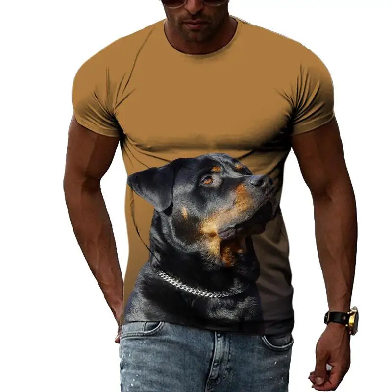 the BEST FRIEND - Dog Fashion Graphic T-Shirts for Men