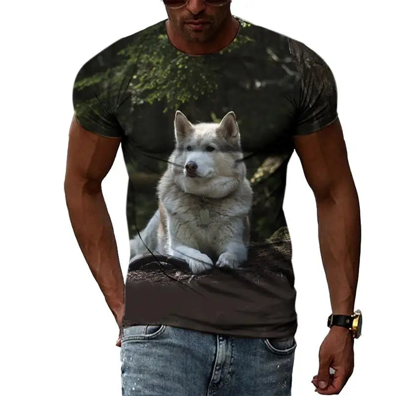 the BEST FRIEND - Dog Fashion Graphic T-Shirts for Men