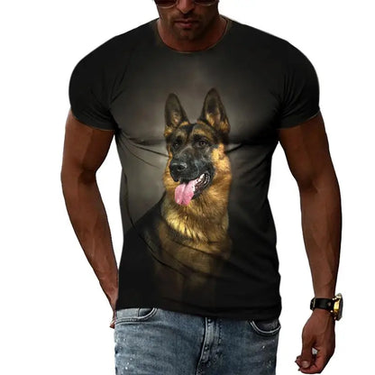 the BEST FRIEND - Dog Fashion Graphic T-Shirts for Men