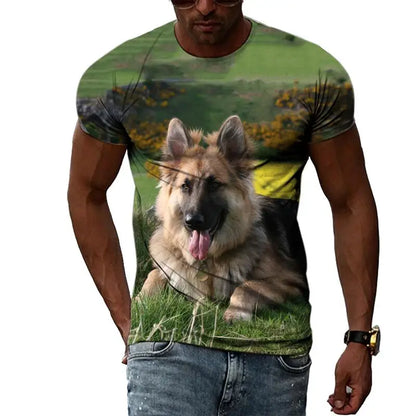 the BEST FRIEND - Dog Fashion Graphic T-Shirts for Men