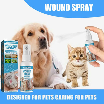 the WOUND SPRAY - 30ml Pets Anti-Itch and Itch Relief Spray