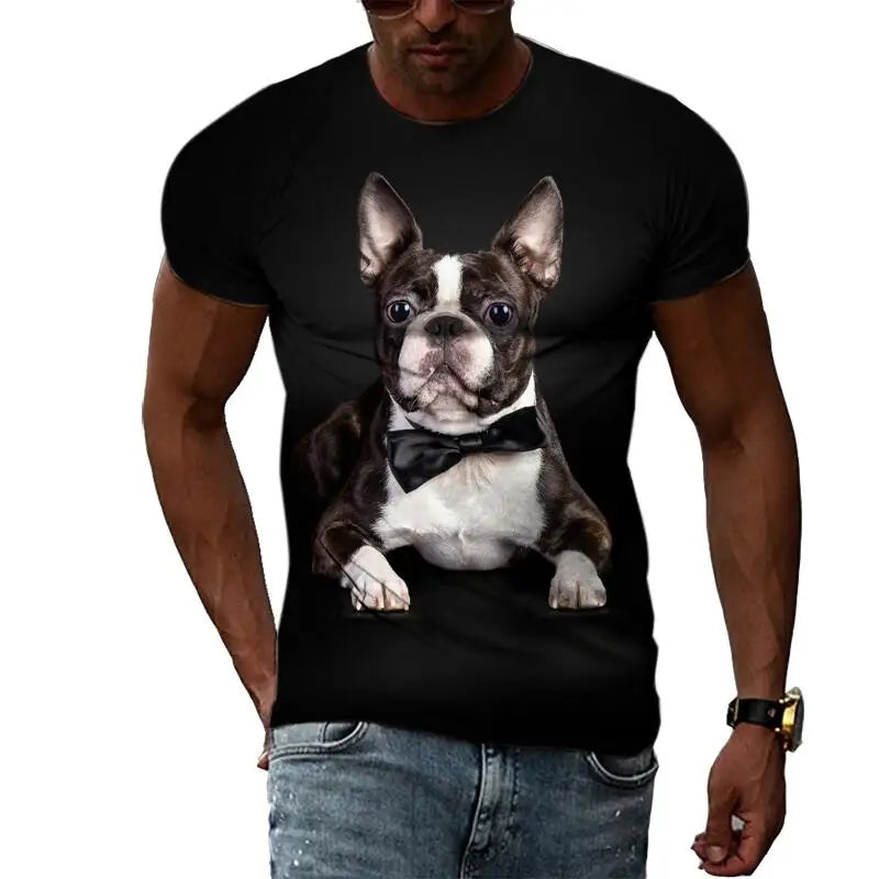 the BEST FRIEND - Dog Fashion Graphic T-Shirts for Men