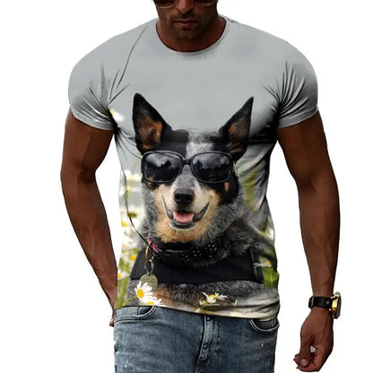 the BEST FRIEND - Dog Fashion Graphic T-Shirts for Men