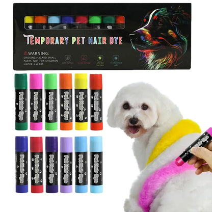 the DYED DAWG - 12 Colors Safe Washable Pet Hair Dye