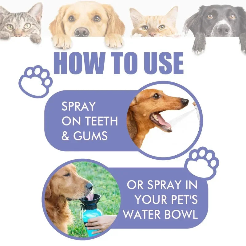 the ORAL SPRAY - Pet Teeth Cleaning Spray