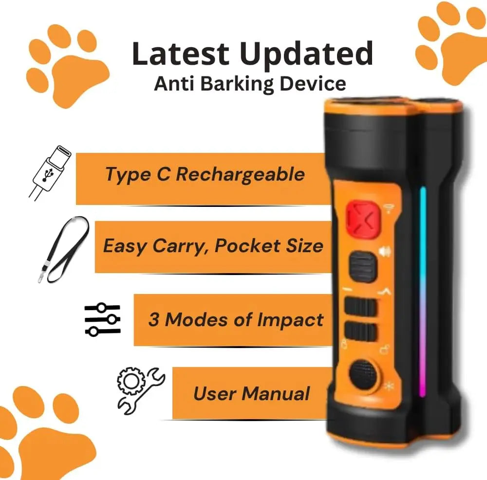 the ANTI-BARK - Dog Bark Deterrent Devices Enhanced Ultrasonic Anti Bark Device