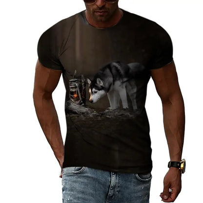 the BEST FRIEND - Dog Fashion Graphic T-Shirts for Men