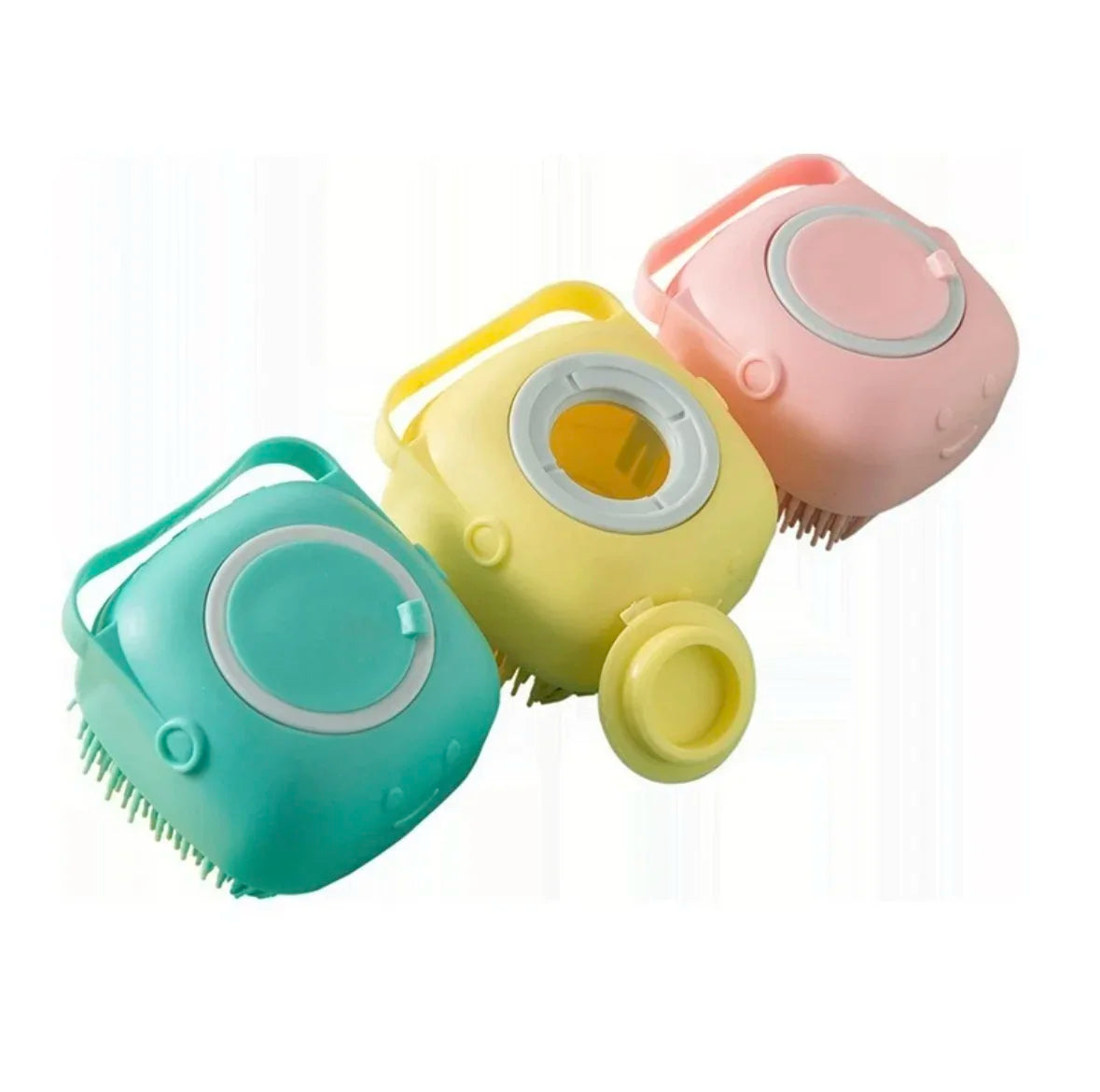 the SCRUBBER - Bathroom Puppy Dog Cat Bath Washing Massager