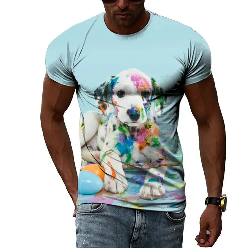 the BEST FRIEND - Dog Fashion Graphic T-Shirts for Men